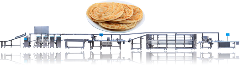 Outomatiese Lacha Paratha-produksielyn