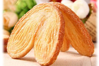Palmier/perhonen leivonnainen