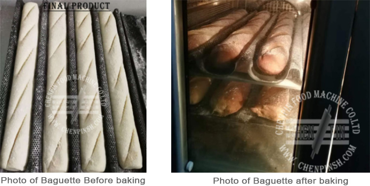 स्वचालित Ciabatta Baguette रोटी उत्पादन Line0104