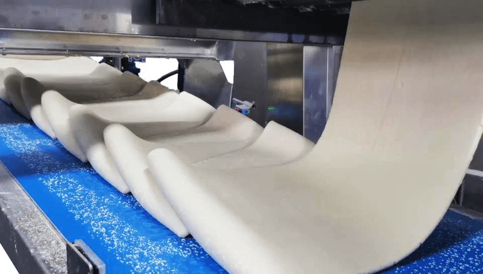Ligne de production alimentaire automatique de pâte feuilletée